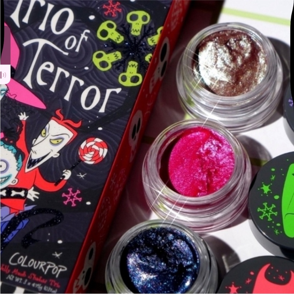 Colourpop Trio of Terror Jelly Much Shadow Trio!!! New in box!